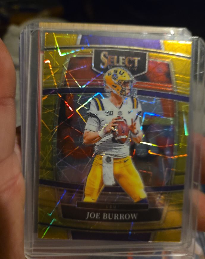2022 Panini Select Draft Picks Concourse #45 Joe Burrow — front