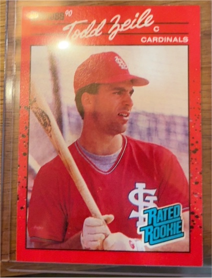 1990 Donruss #90 Todd Zeile — front