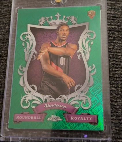 2010 Topps Chrome Roundball Royalty #RRH Henderson — front