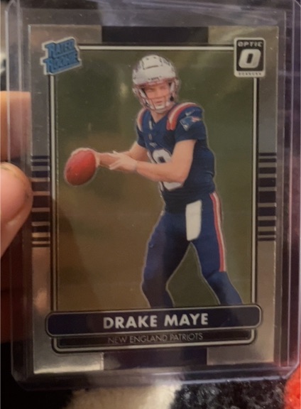 2021 Donruss Optic #1 Drake Maye — front