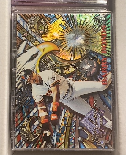 1995 Topps Finest #T3 Barry Bonds — front