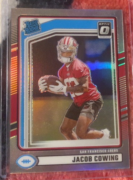 2023 Donruss Optic Rated Rookie Jacob Cowing — front