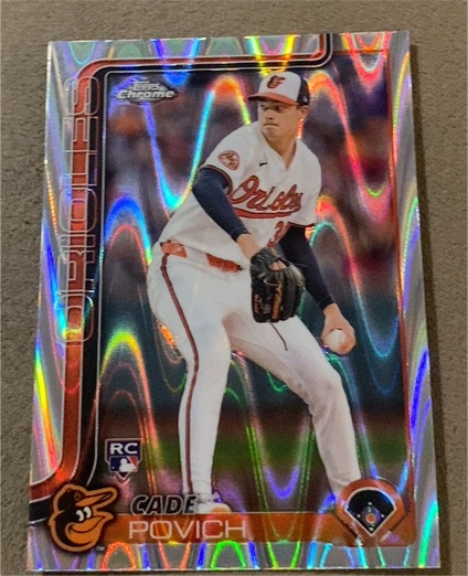 2021 Topps Chrome #CHC-CP Cade Povich — front