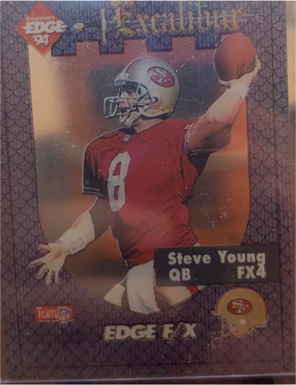 1994 Collector's Edge Excalibur #FX4 Steve Young — front
