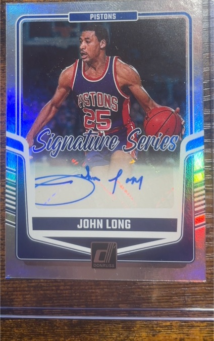 2021 Donruss Signature Series #SS-JL John Long — front