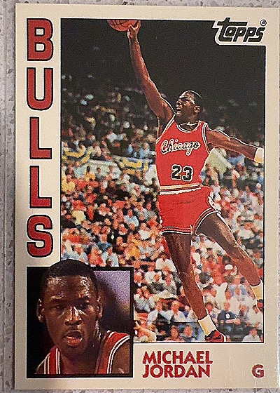 1986 Topps #6 Michael Jordan — front