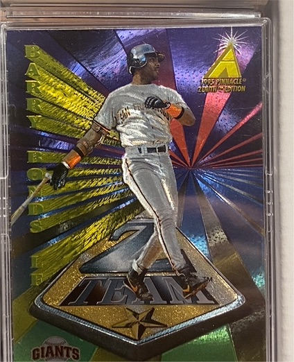 1993 Pinnacle Zenith #2 Barry Bonds — front