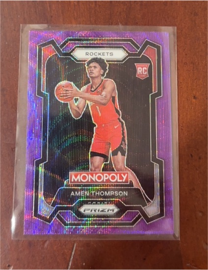 2022 Panini Prizm Monopoly #MON-AT Amen Thompson — front