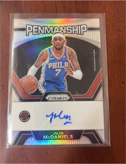 2022 Panini Prizm Penmanship Jalen McDaniels — front