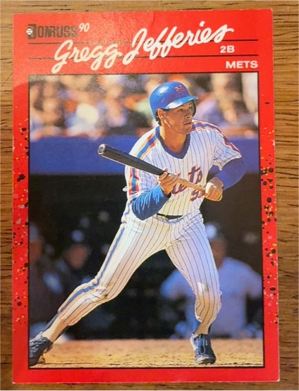 1990 Donruss #90 Gregg Jefferies — front