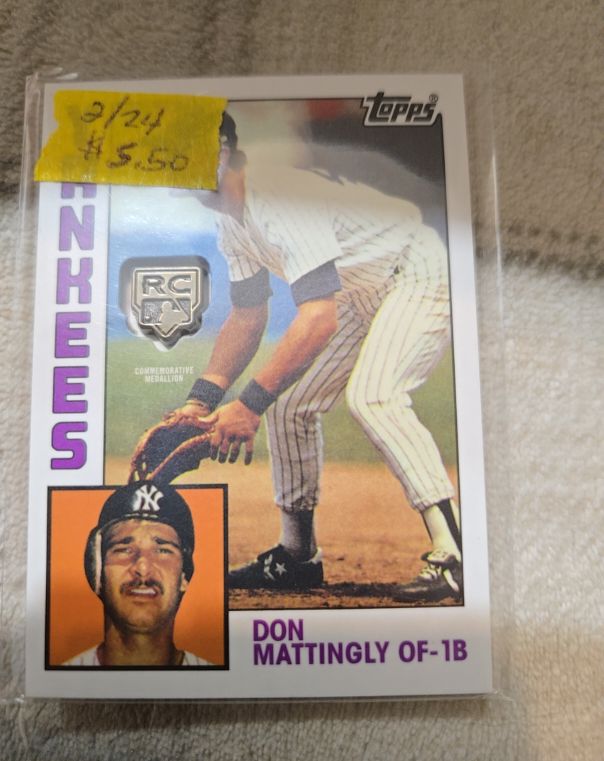 1984 Topps #300 Don Mattingly — front