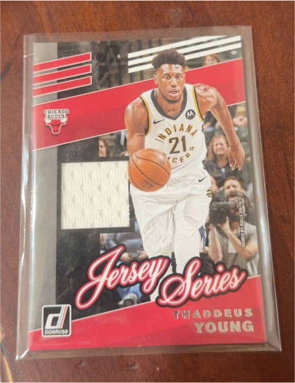 2021 Donruss Jersey Series Thaddeus Young — front