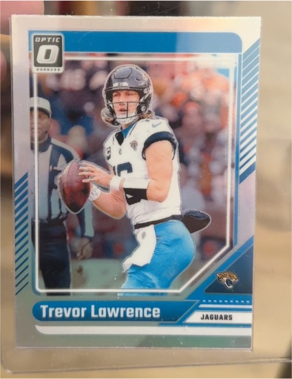 2021 Donruss Optic #3 Trevor Lawrence — front