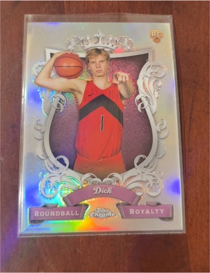 2021 Topps Chrome Roundball Royalty #RC Dick — front