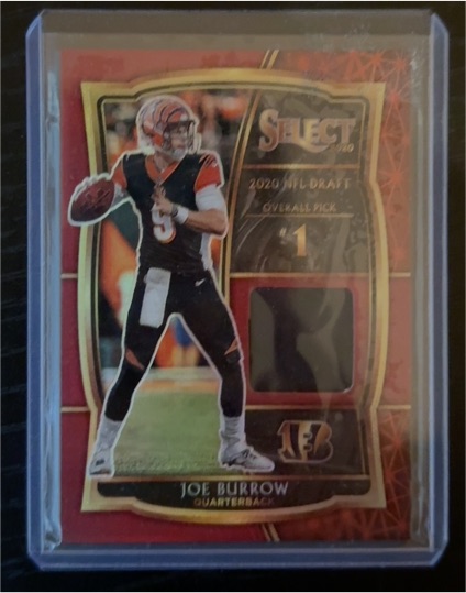 2020 Panini Select #1 Joe Burrow — front