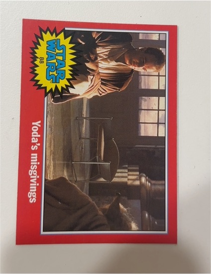 1980 Topps Star Wars #88 Yoda's Misgivings — front