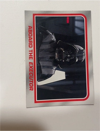 1977 Topps Star Wars Aboard The Executor #1 — front