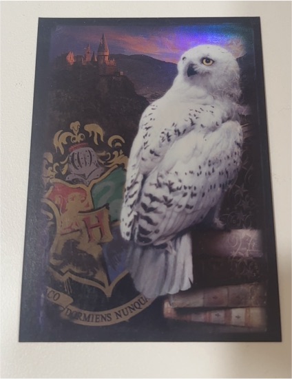 2020 Topps Harry Potter Trading Card Game Hedwig Holographic — front