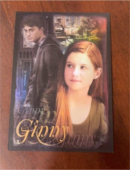 2001 Topps Harry Potter #G1 Ginny Weasley — front