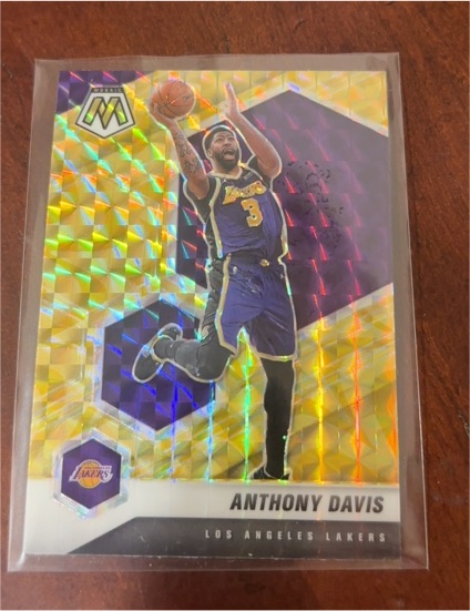 2021 Panini Mosaic #3 Anthony Davis — front
