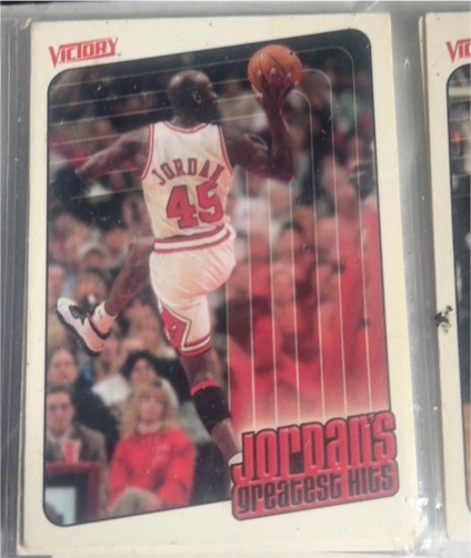 1995 Fleer Victory Jordans Greatest Hits #GH1 Michael Jordan — front
