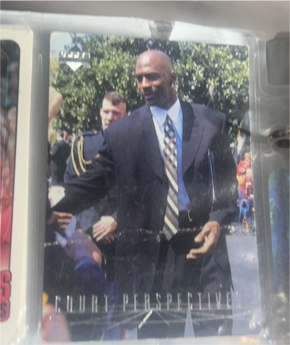 1995 Upper Deck Court Perspectives Michael Jordan — front