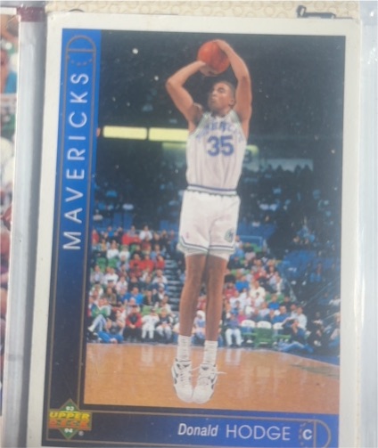 1991 Upper Deck #1 Donald Hodge — front