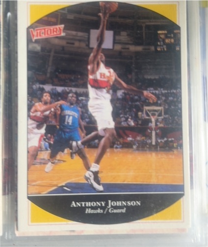 1993 Victory #82 Anthony Johnson — front