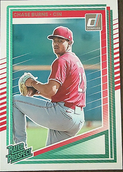 2023 Donruss Rated Prospect #RP-3 Chase Burns — front