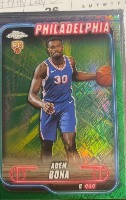 2022 Topps Chrome #30 Adem Bona — front