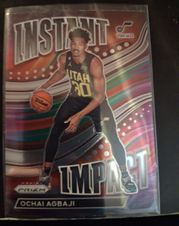 2022 Panini Prizm Instant Impact #IN-1 Ochai Agbaji — front