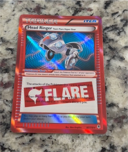 2014 Pokémon XY Steam Siege #97 Head Ringer — front