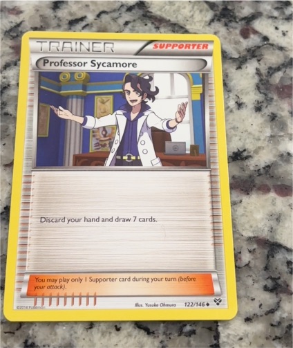 2014 Pokémon #122 Professor Sycamore — front