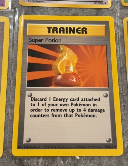 1999 Pokémon #90 Super Potion — front