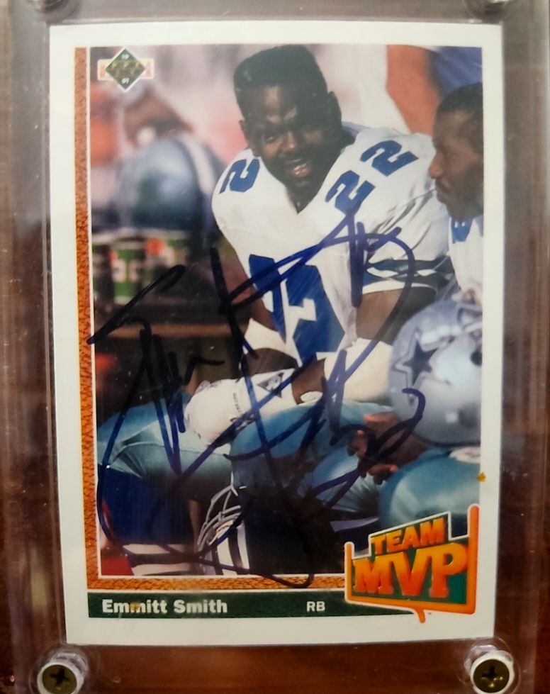 1991 Upper Deck Team MVP #MVP-1 Emmitt Smith — front