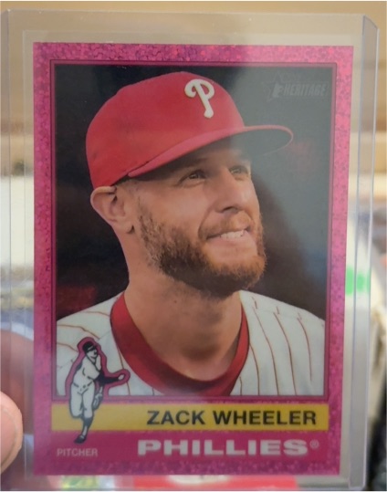 2023 Topps Heritage #TPTW-1 Zack Wheeler — front