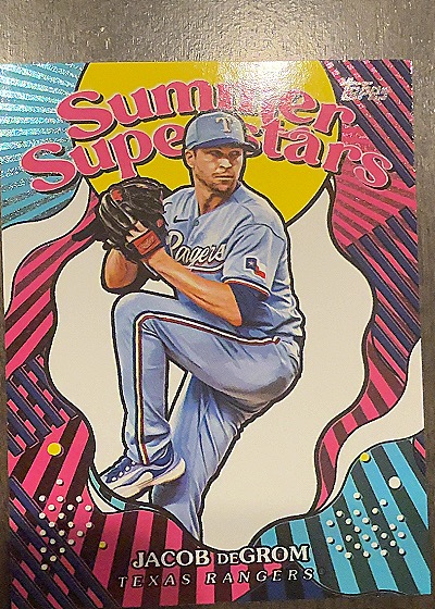 2023 Topps Summer Superstars Jacob deGrom — front