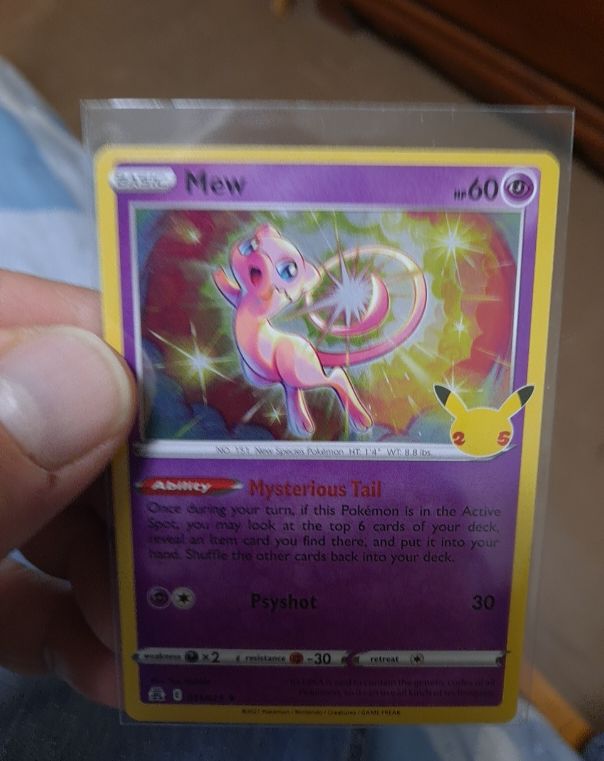 2021 Pokémon Celebrations #60 Mew — front