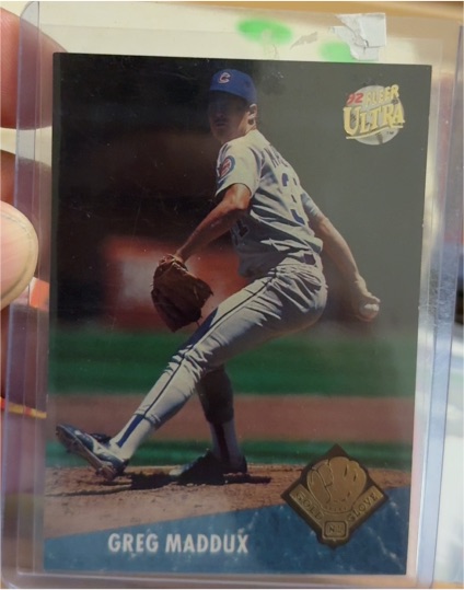 1992 Ultra #1 Greg Maddux — front