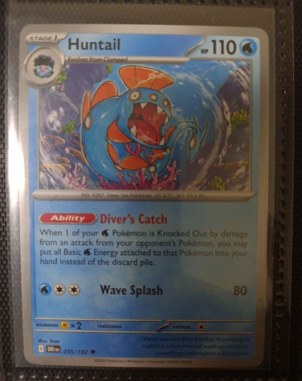 2023 Pokémon #055 Huntail — front