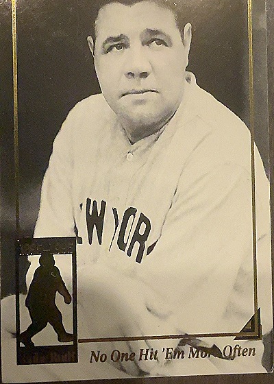 Babe Ruth New York Yankees Baseball Card — front
