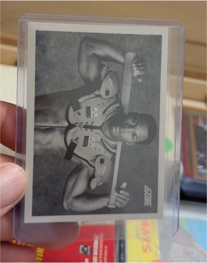 1989 Score #1 Walter Payton — front