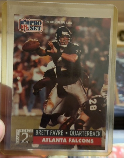 1991 Pro Set #2nd Round Draft Choice Brett Favre — front
