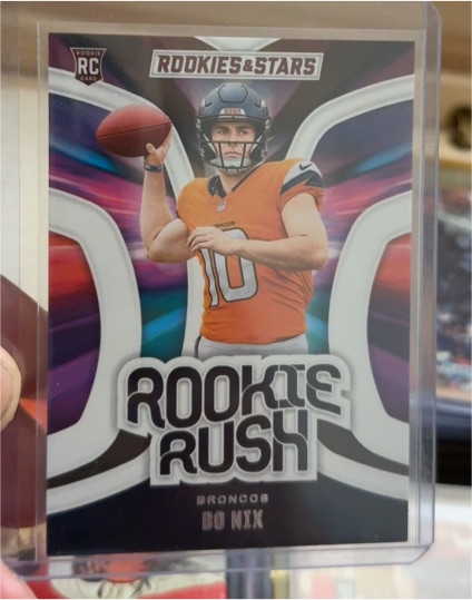 2023 Panini Rookies & Stars Rookie Rush Bo Nix — front