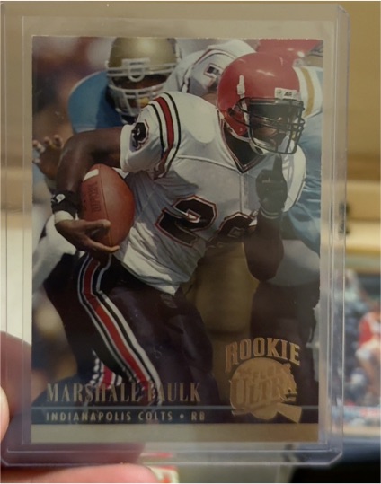 1994 Ultra #ROOKIE Marshall Faulk — front