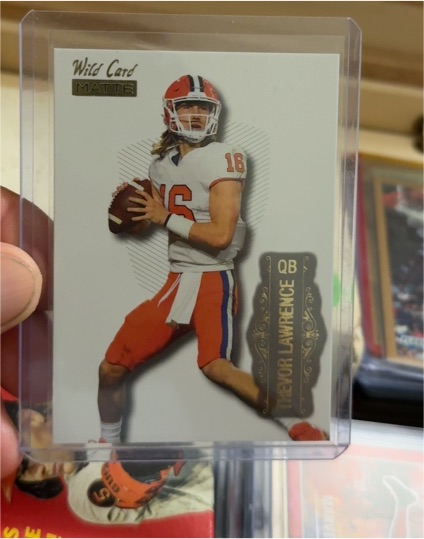2020 Wild Card Matte #16 Trevor Lawrence — front