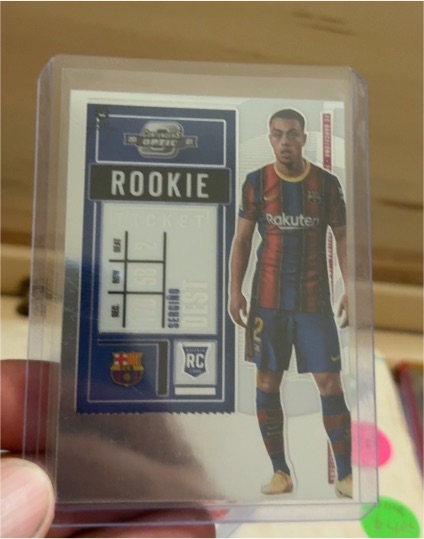 2021 Panini Donruss Soccer #58 Sergiño Dest Rookie Ticket — front