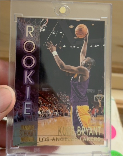 1996 Topps Stadium Club #RC1 Kobe Bryant Rookie — front