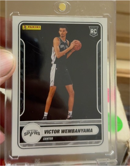 2023 Panini Victor Wembanyama Rookie Card — front