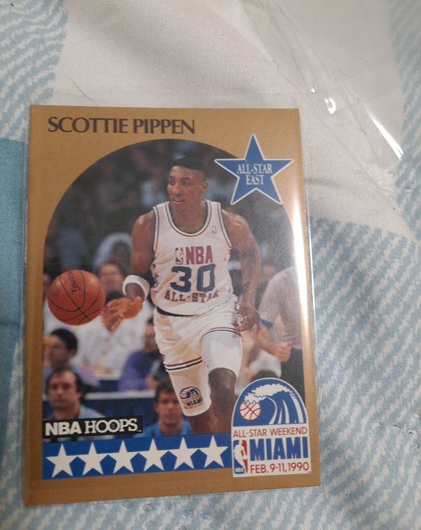 1990 NBA Hoops Scottie Pippen All-Star East — front